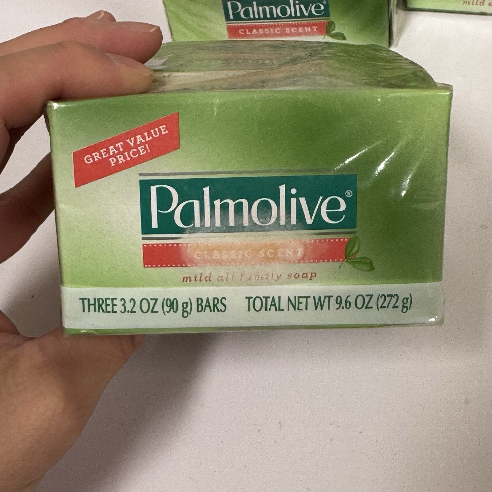LOT OF 6 Palmolive Mild Soap Classic Scent 3.2oz each Bars of Soap W Tallowate