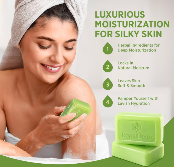 Roycederm Antifungal Bar Soap – Tea tree Oil Soap – Athlete’s Foot Treatment for
