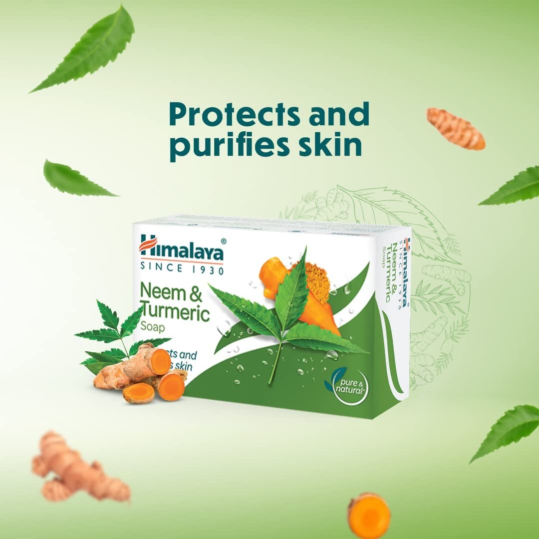 Himalaya Herbals Neem and Turmeric Soap, 125gm (Pack of 2) Health & Beauty