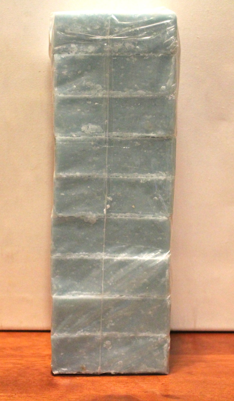 Cool Spring Blue Handmade soap loaf 9 Precut bars
