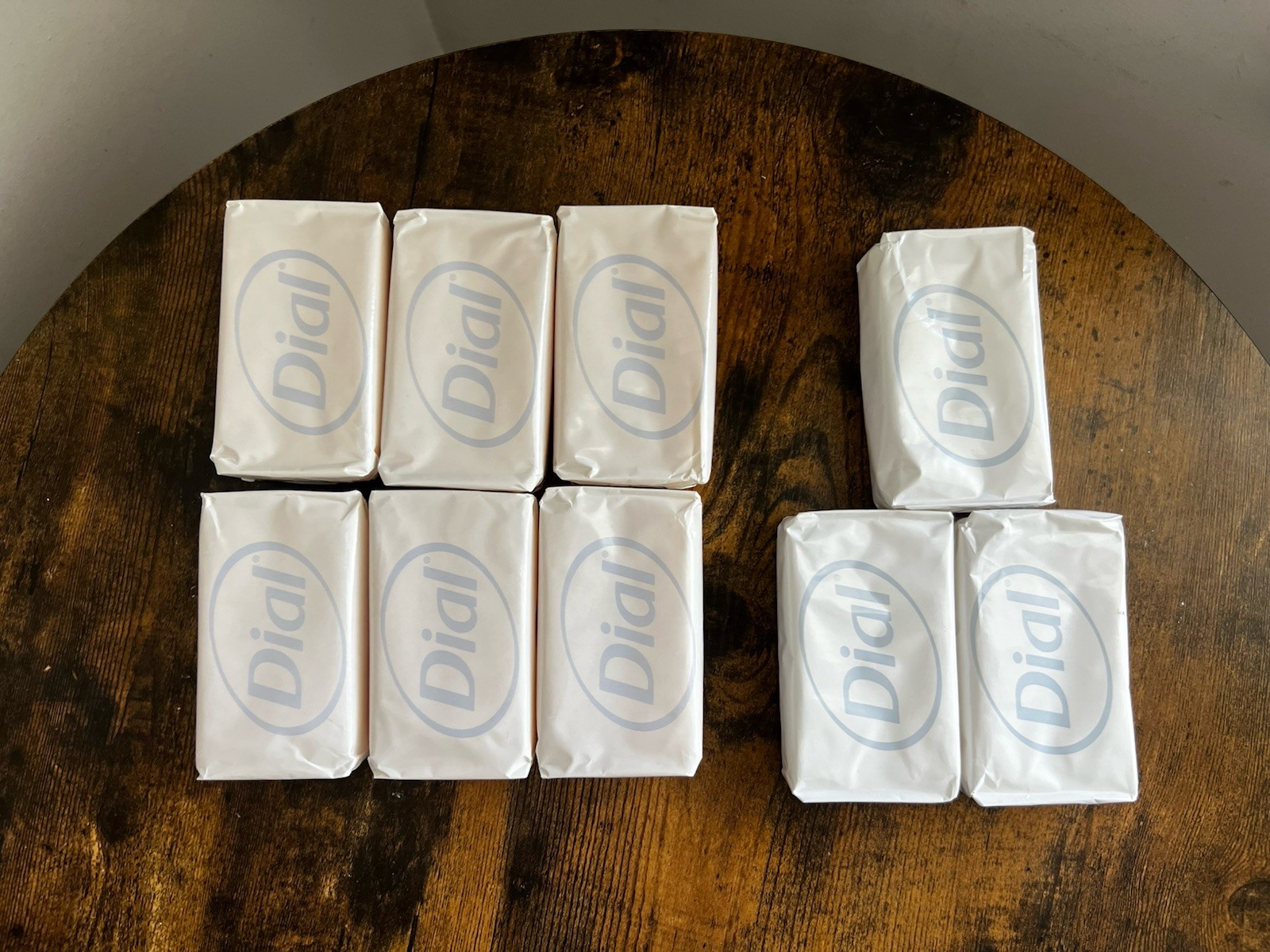 Lot of 9 Vintage Dial Bar 6 Orange/3 White Soap 4oz Each NOS Henkel Ind. Wrapped