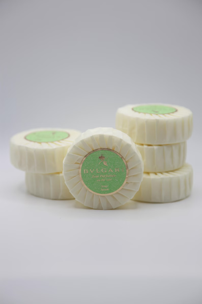 BVLGARI au thé Vert (Green Tea) Soap – 1.7oz / 50g Pack Of 6