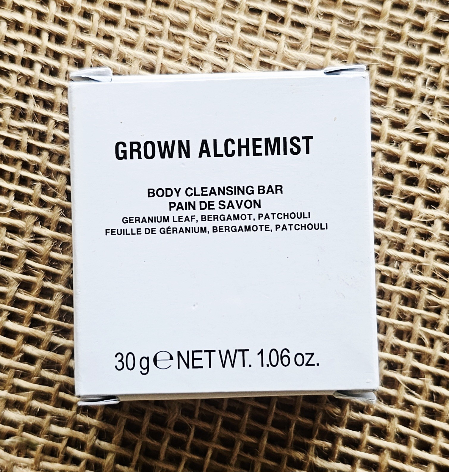 Grown Alchemist Body Cleansing Bar Geranium Leaf 1.06oz