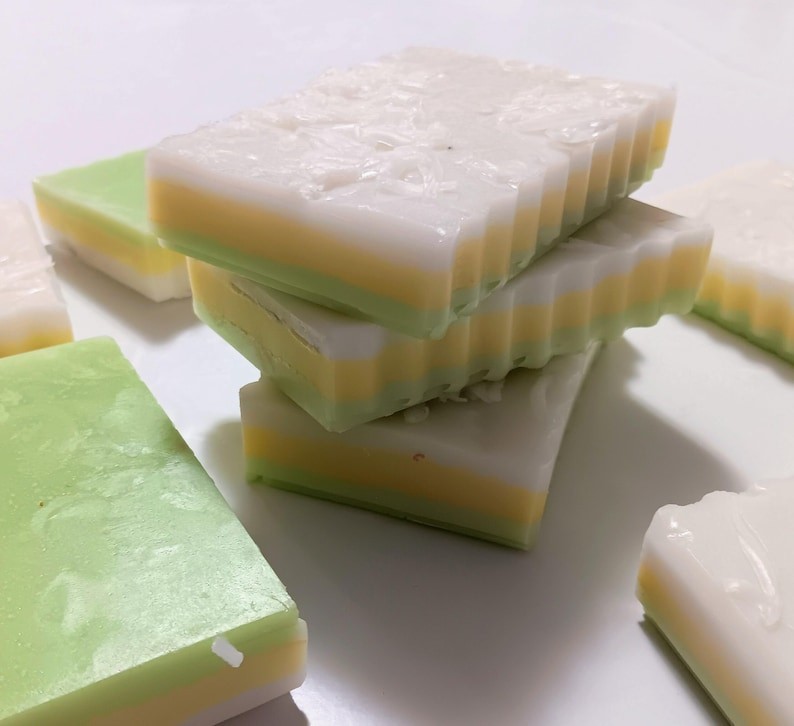 Coconut Lime Verbena Goat Milk Soap | Tropical Soap Bar | Summer Beach Scent