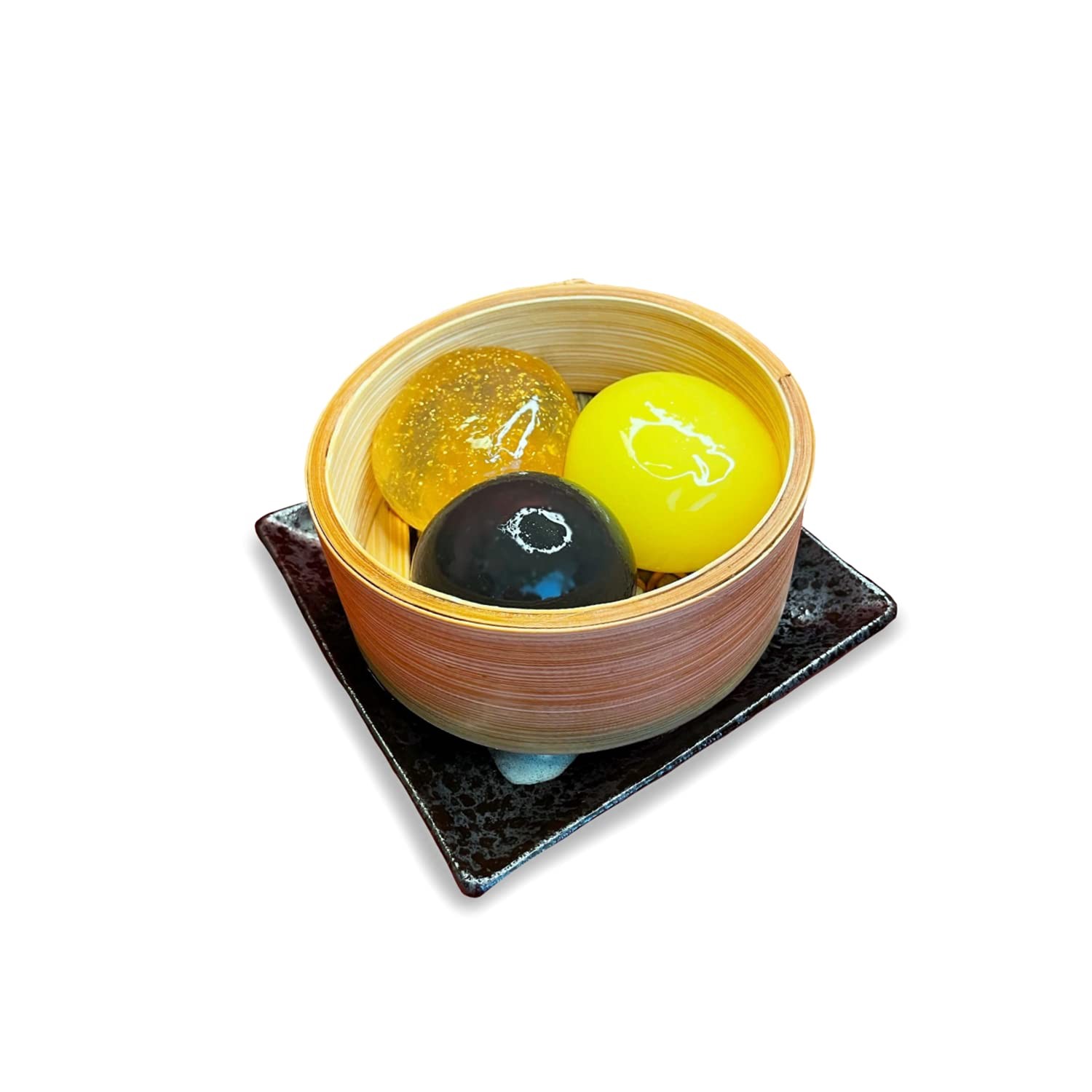Konjac Soap 3-Flavor Set (Yuzu, Bamboo Charcoal, and Gold / 80g each) Soap Gift