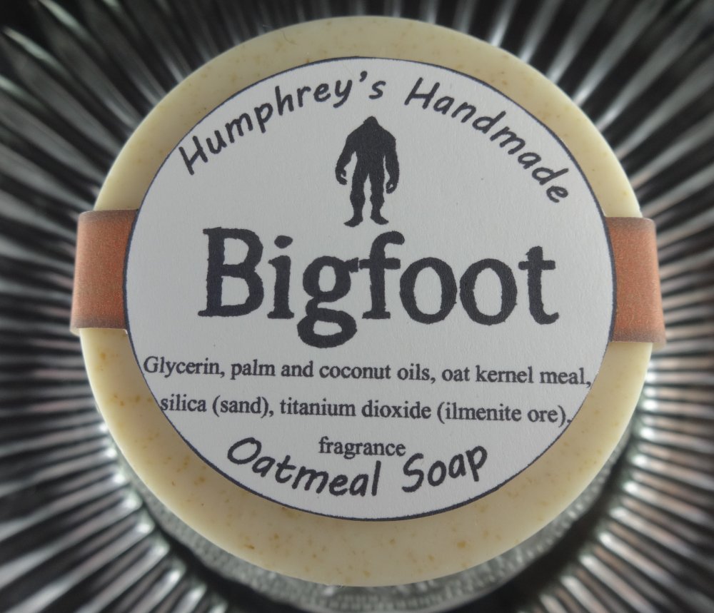 YOU CHOOSE SCENT Handmade Oatmeal Soap Puck, Exfoliating Moisturizing Mechanics