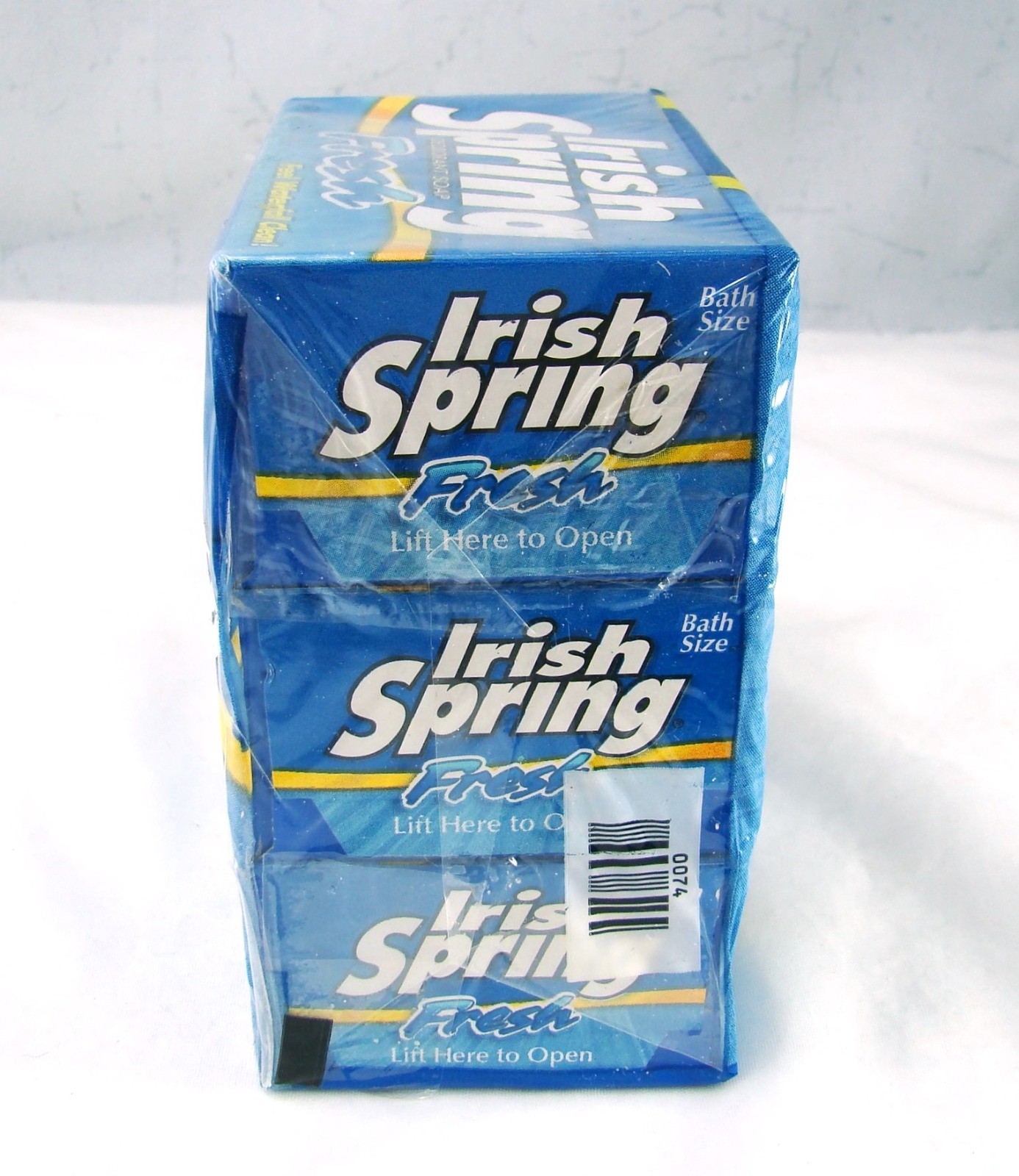Colgate Palmolive IRISH SPRING FRESH 3 Pack Soap Bars 4 1/2 oz @ NIB Vintage
