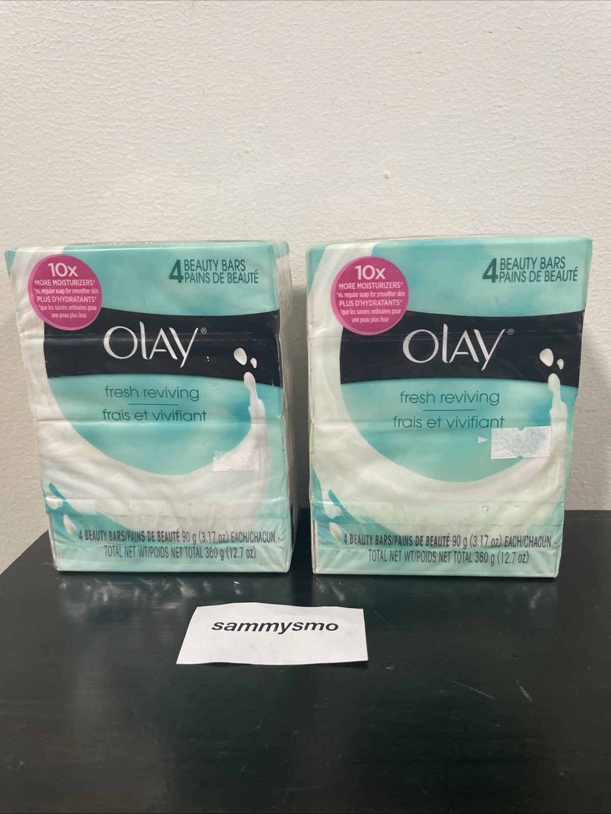 Olay Fresh Reviving Moisturizing Bar Soap 4pack- 3.17 oz each- x2