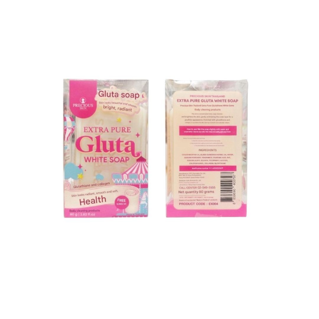 Precious Skin Thailand Extra Pure Gluta White Soap 2 Pack (80g each)