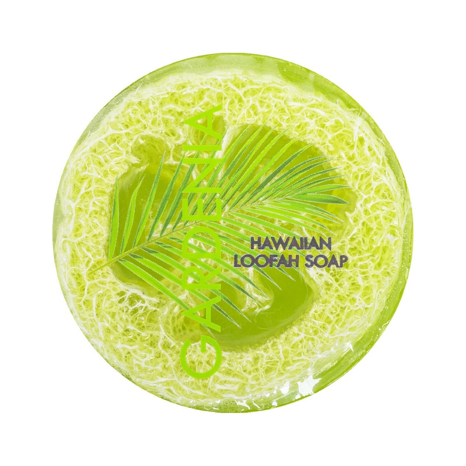 Maui Soap Co Loofah Soap – Gardenia with Sea Salt & Kukui Oil