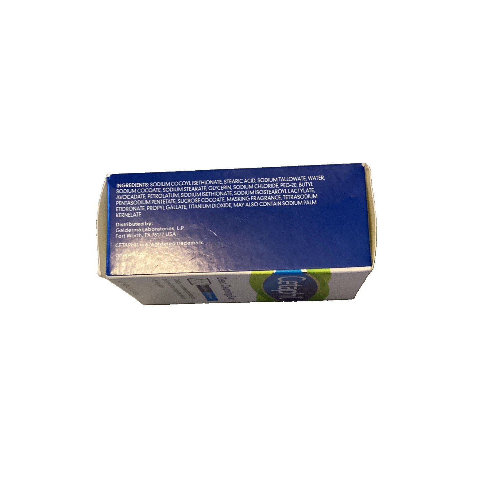 Cetaphil Deep Cleansing Bar for Face & Body All Skin Types 4.5 oz