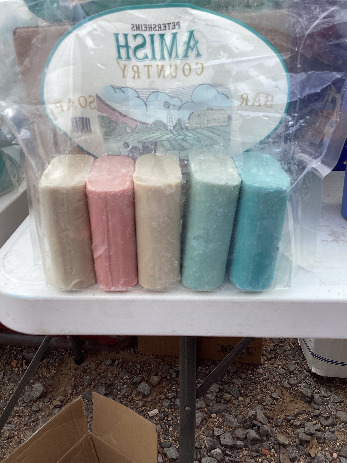 Amish Country Bar Soap Pack Of 5 Big 7 oz Bars – See Description – Free Shipping