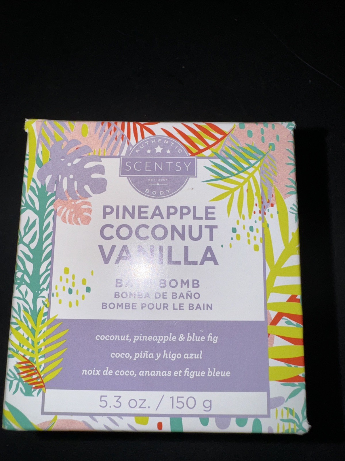 Scentsy Body Pineapple Coconut Vanilla Bath Bomb 5.3 oz. Brand New in Box New