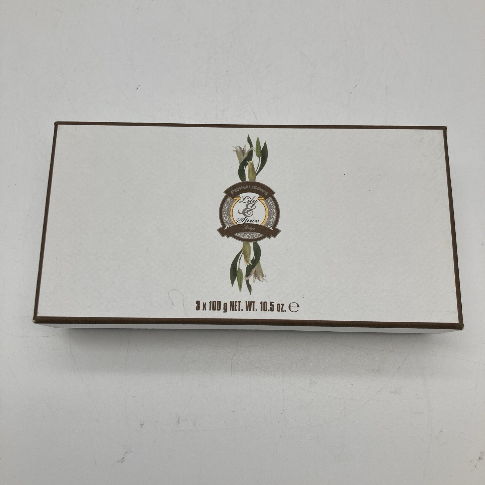 DISCONTINUED SCENT – Penhaligon’s Lily And Spice Soap Box Set – Three 100g Bars
