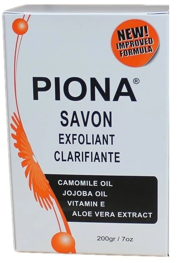 Piona Exfoliating and Brightening Soap w/Jojoba & Camomile Oil 7oz