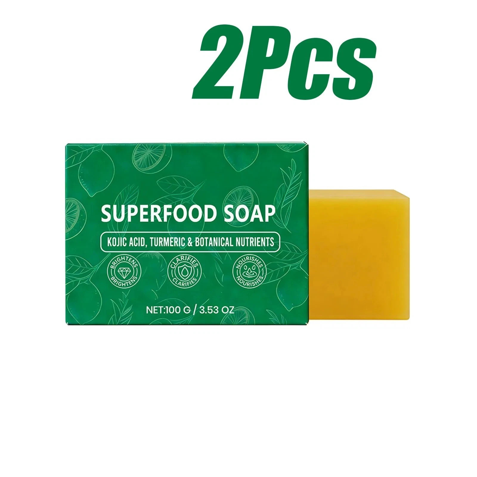 Stem And Soul Superfood Soap, Upgraded Stem & Soul Turmeric Lemon SoapBar