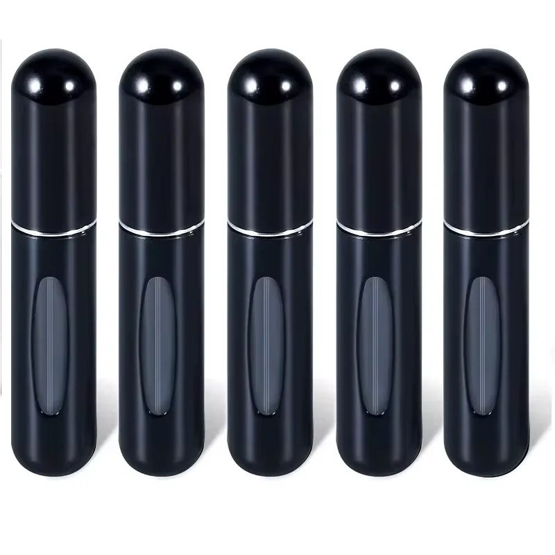 5PCS 5ml Mini Refillable Perfume Spray Bottle Travel Atomizer Container