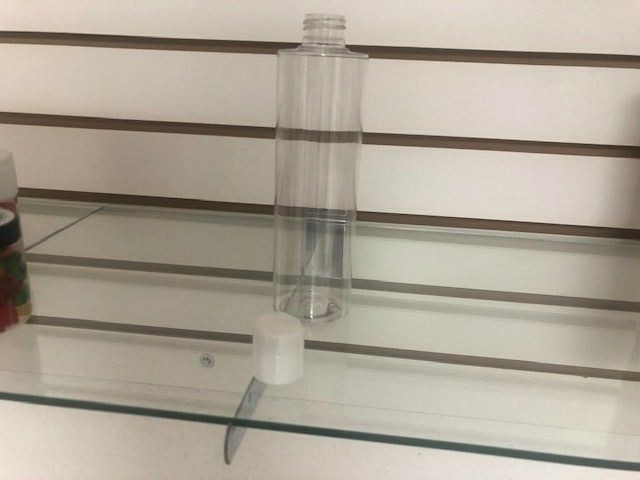 10oz (300ml) Cylinder Clear PET Bottle 24-410