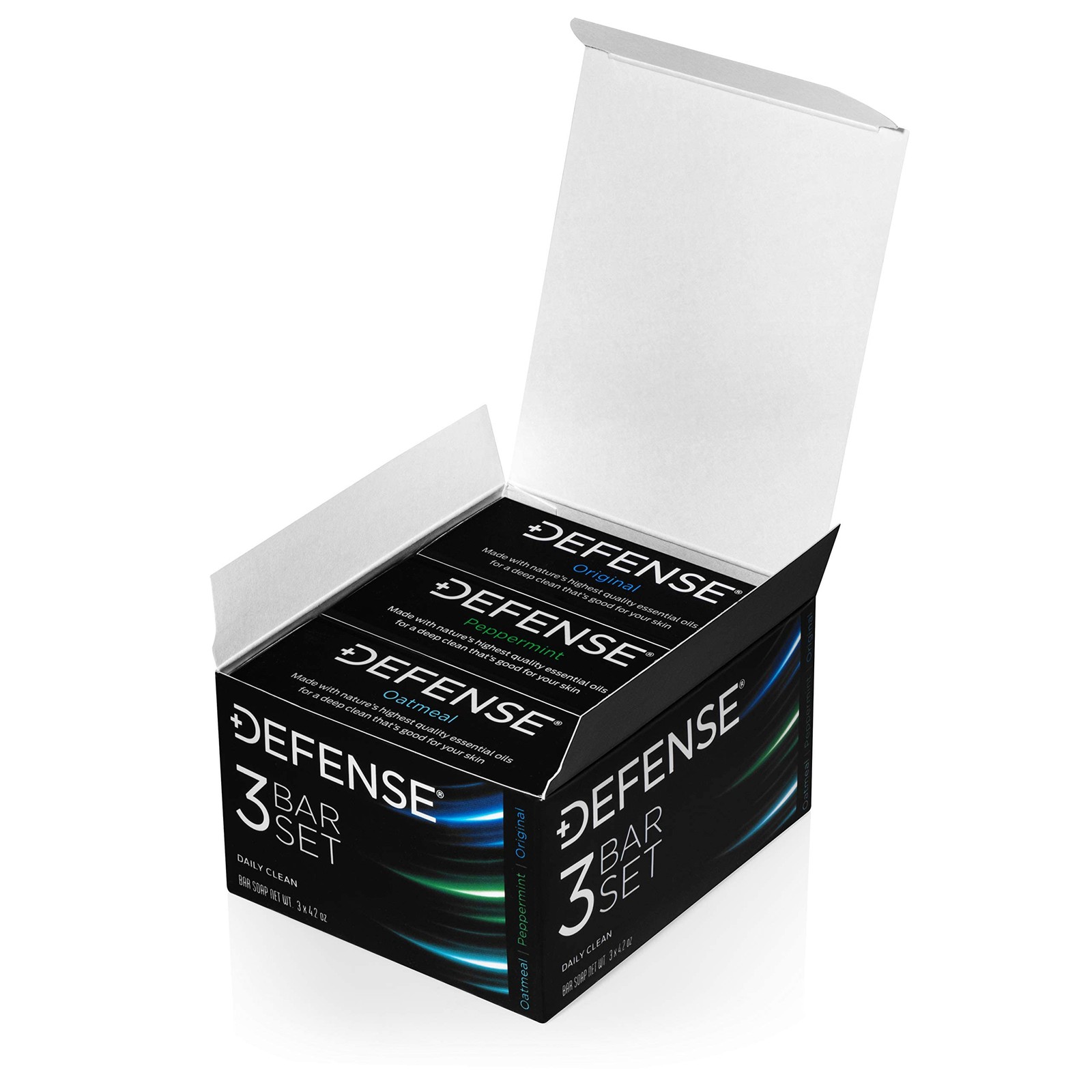 Defense Soap All Natural Tea Tree Bar Soap, 3 4.2 Ounce (Pack of 3)