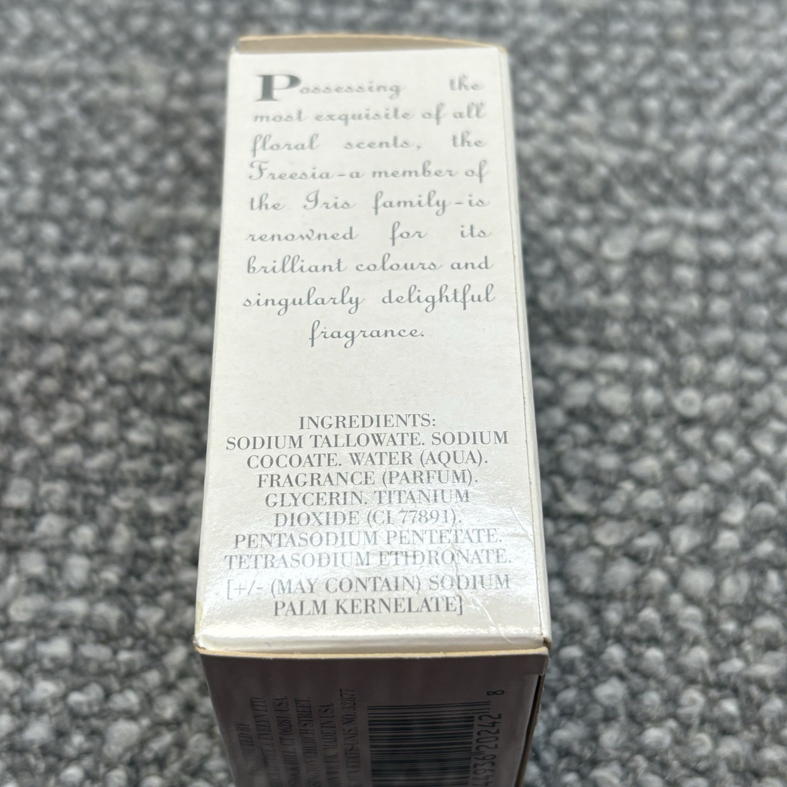 Crabtree Evelyn Soap New Freesia 3.5 Oz Savon Perfum 1993 Discontinued