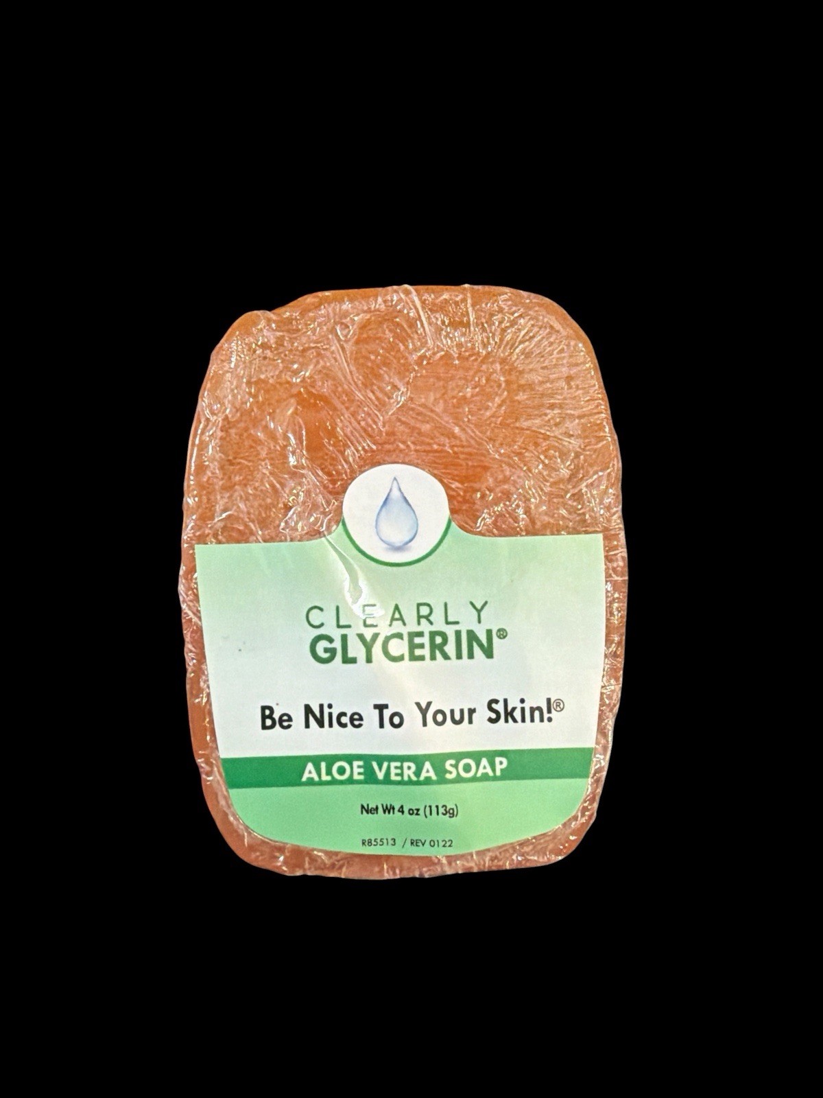 Lot Of 4 Clearly Glycerin Body Bar Soap Set 4oz Aloe Vera Vitamin E Honeysuckle