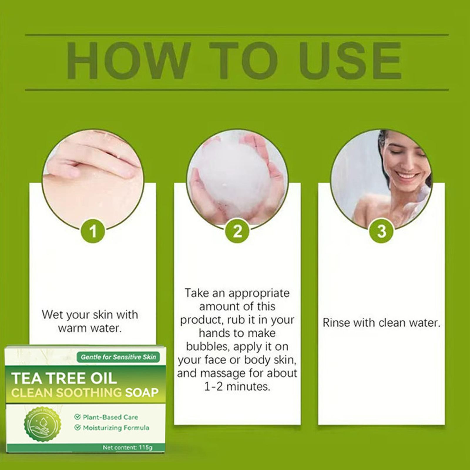 Veloma Soap Againstfungal Soap Relief Soap Bar –Body Wash Designed For Face Tea