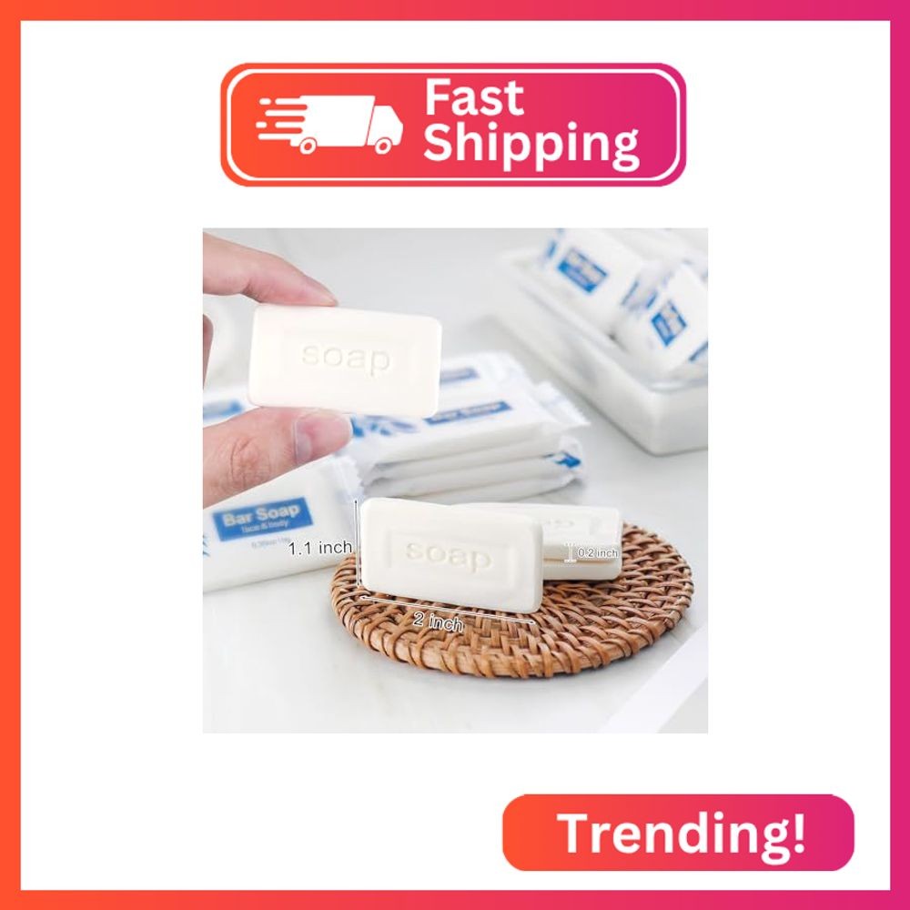 Mini Soap Bars Bulk Individually Wrapped Bulk Bar Soap 0.35 oz Travel Soap Small