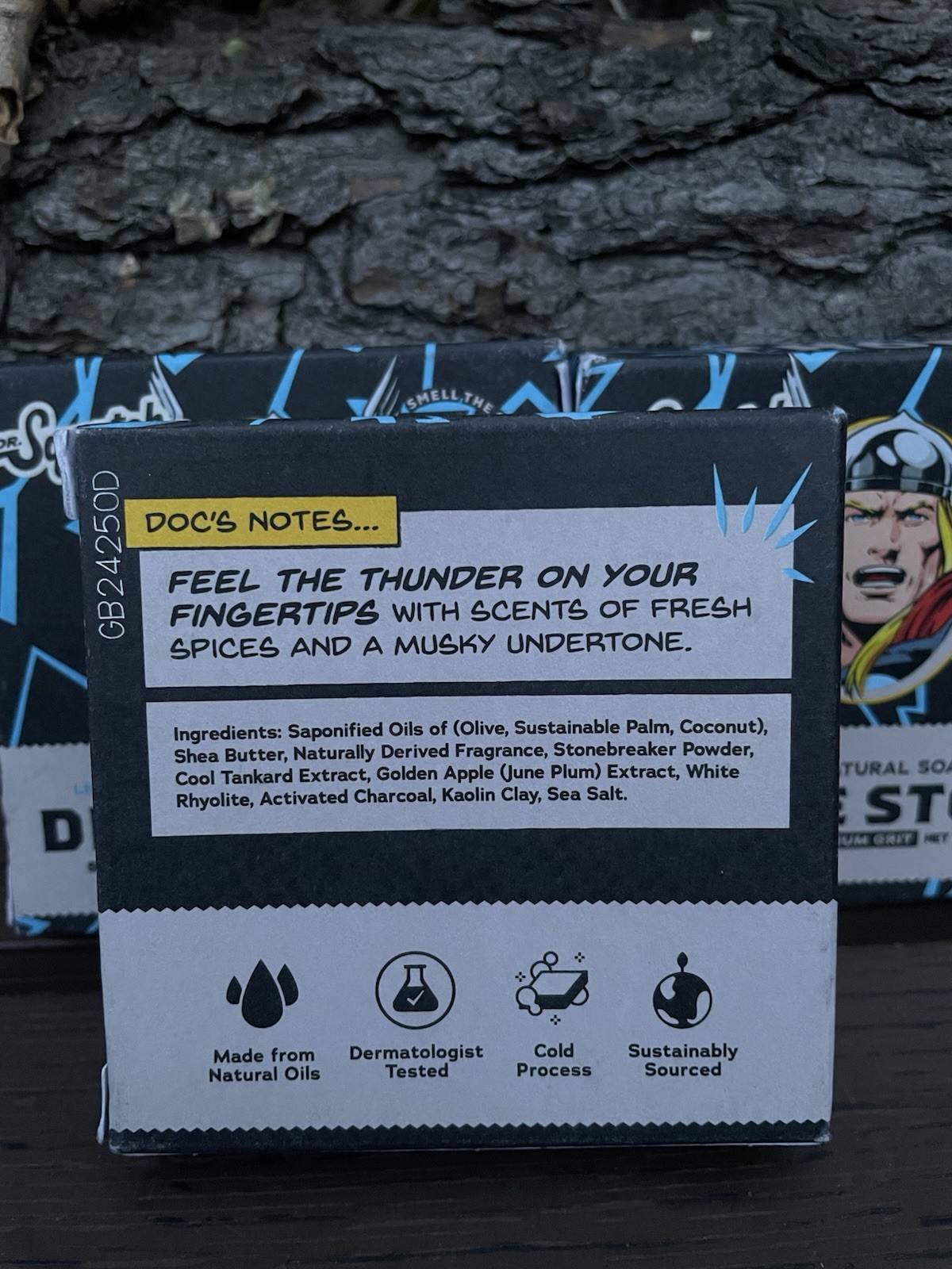 Lot 3 Pack Dr Squatch Divine Storm Thor Limited Edition Soap Marvel Avengers