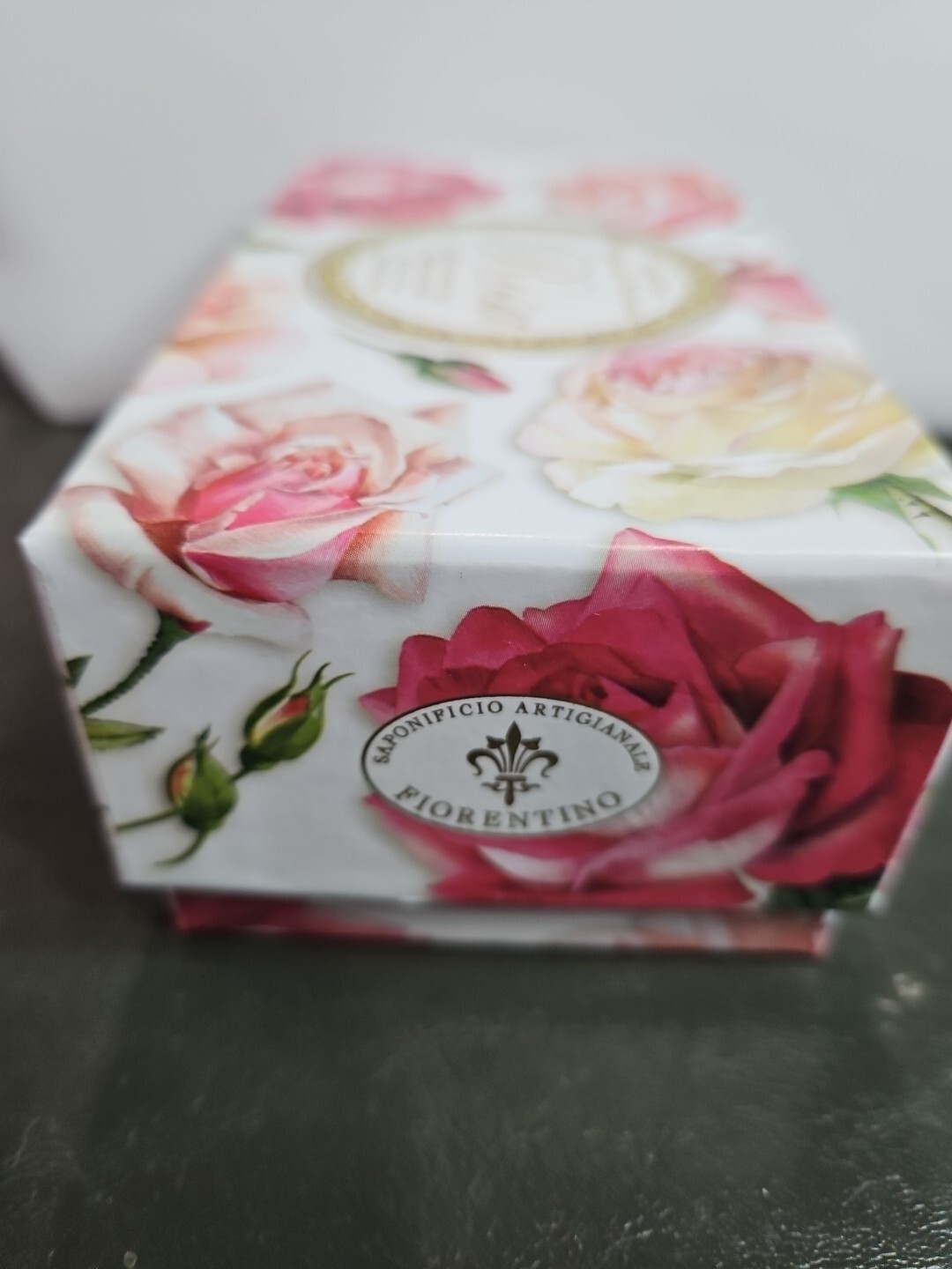 Saponificio Artigianale Fiorentino ROSA Soap, 300g ,10.5 Oz Made In Italy (A)