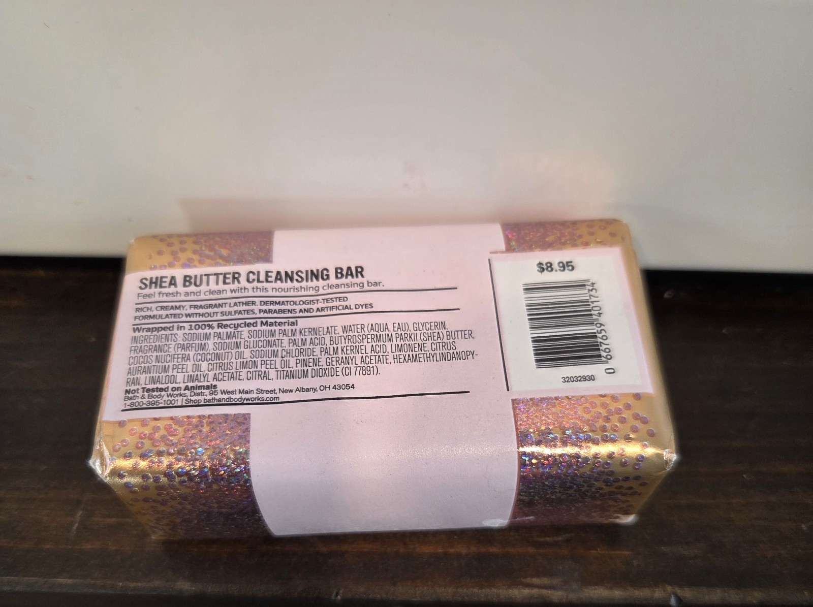 ALL NEW Champagne Toast Shea Butter Cleansing Bar 5 oz Bath & Body Works