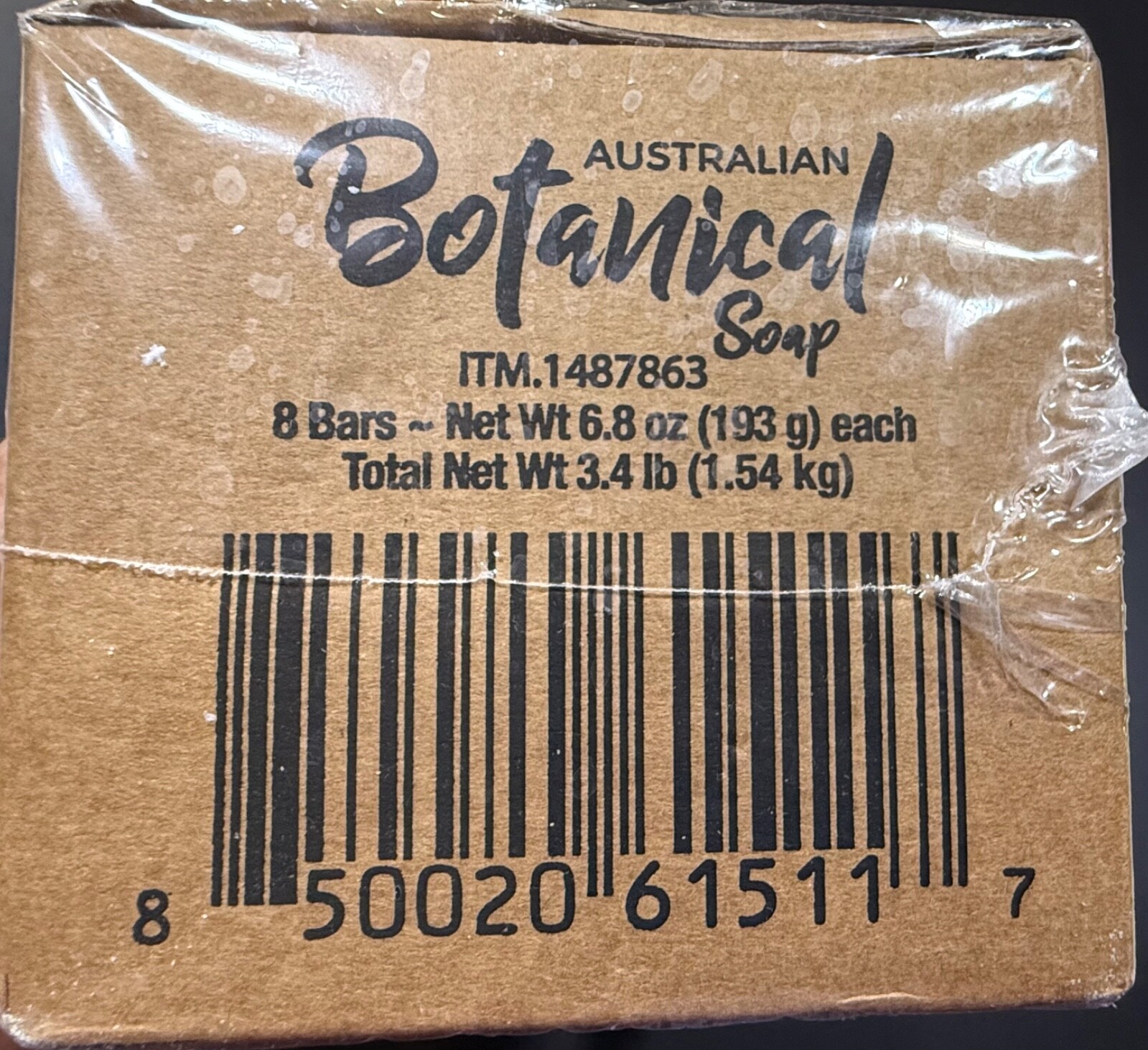 Australian Botanical Soap Goat’s Milk & Soya Bean Oil 1 Box w/8 Bars Authentic
