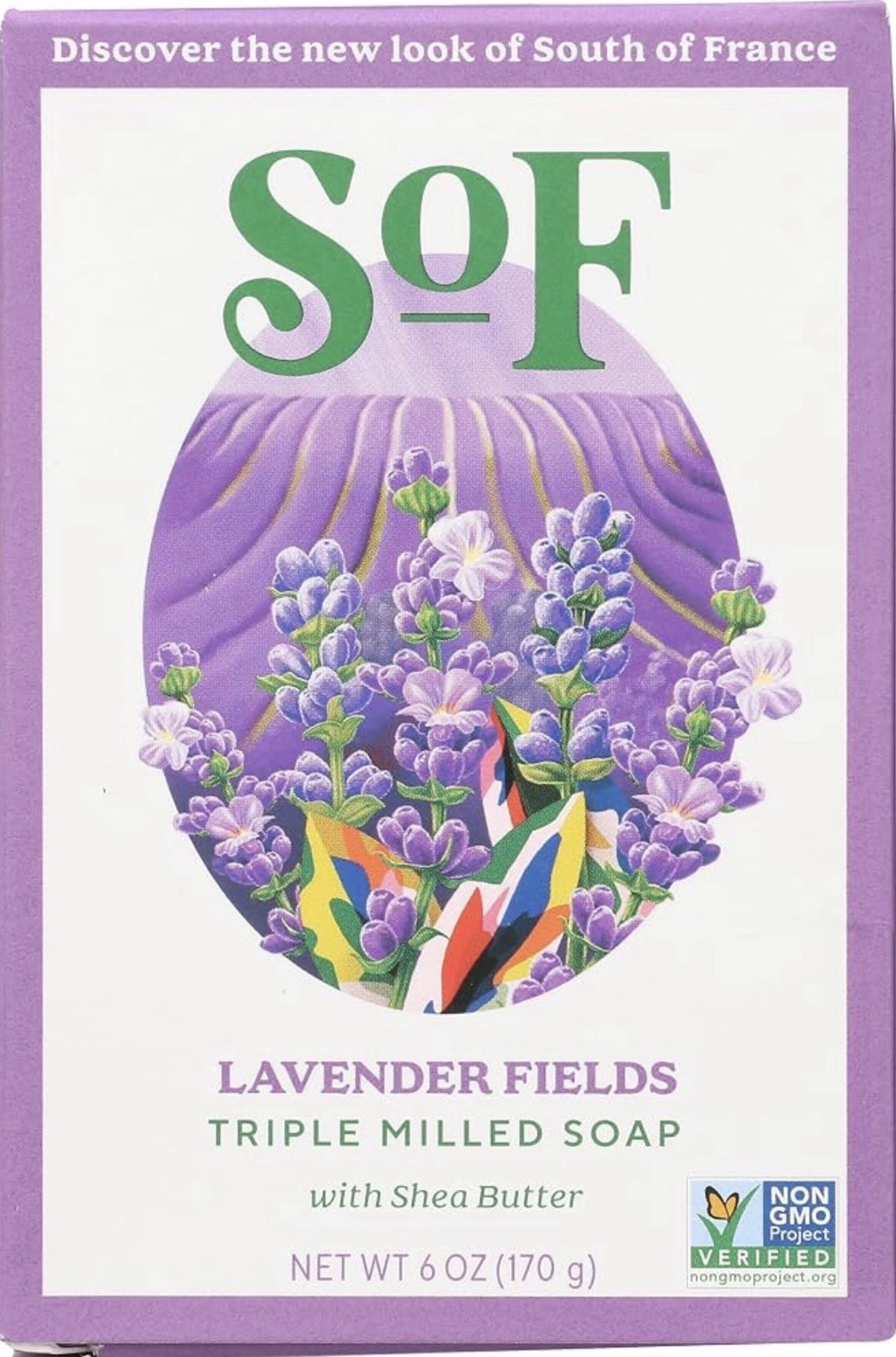 South of France Triple Milled Soap Shea Butter 6 oz Assorted Scents – 8 Pack