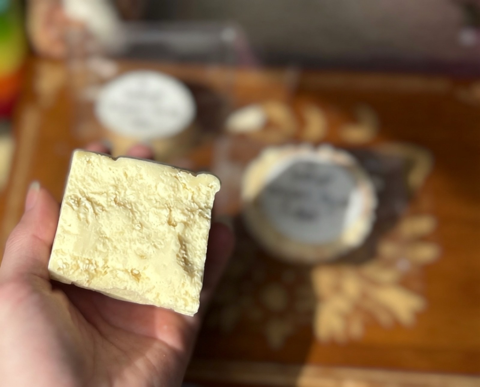 Organic Velvet Garden Soap Bar | Handmade Herbal Body Face Cleanser Gluten Free