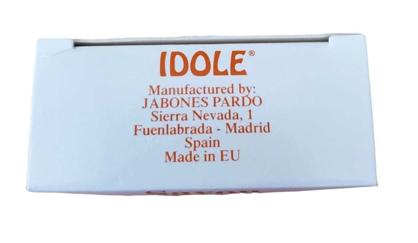 Idole Carrot Soap 3.5 Oz 100g Vitamin B-Carotene Savon Carotte Jabon Zanahoria