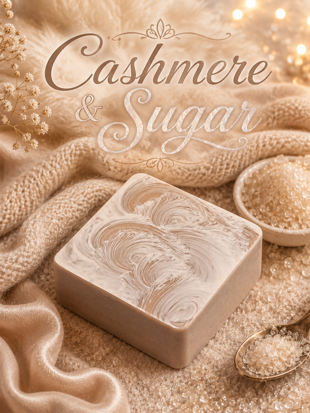 Handcrafted Goat Milk Soap ~ BIG 5 oz Bar ~ Cashmere Sugar