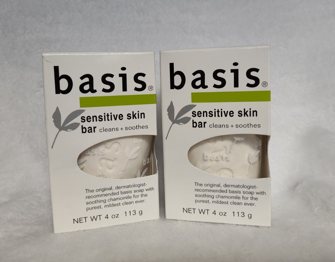 Basis SENSITIVE Skin Bar Cleanse + Soothe 4oz Bar (2 pack)