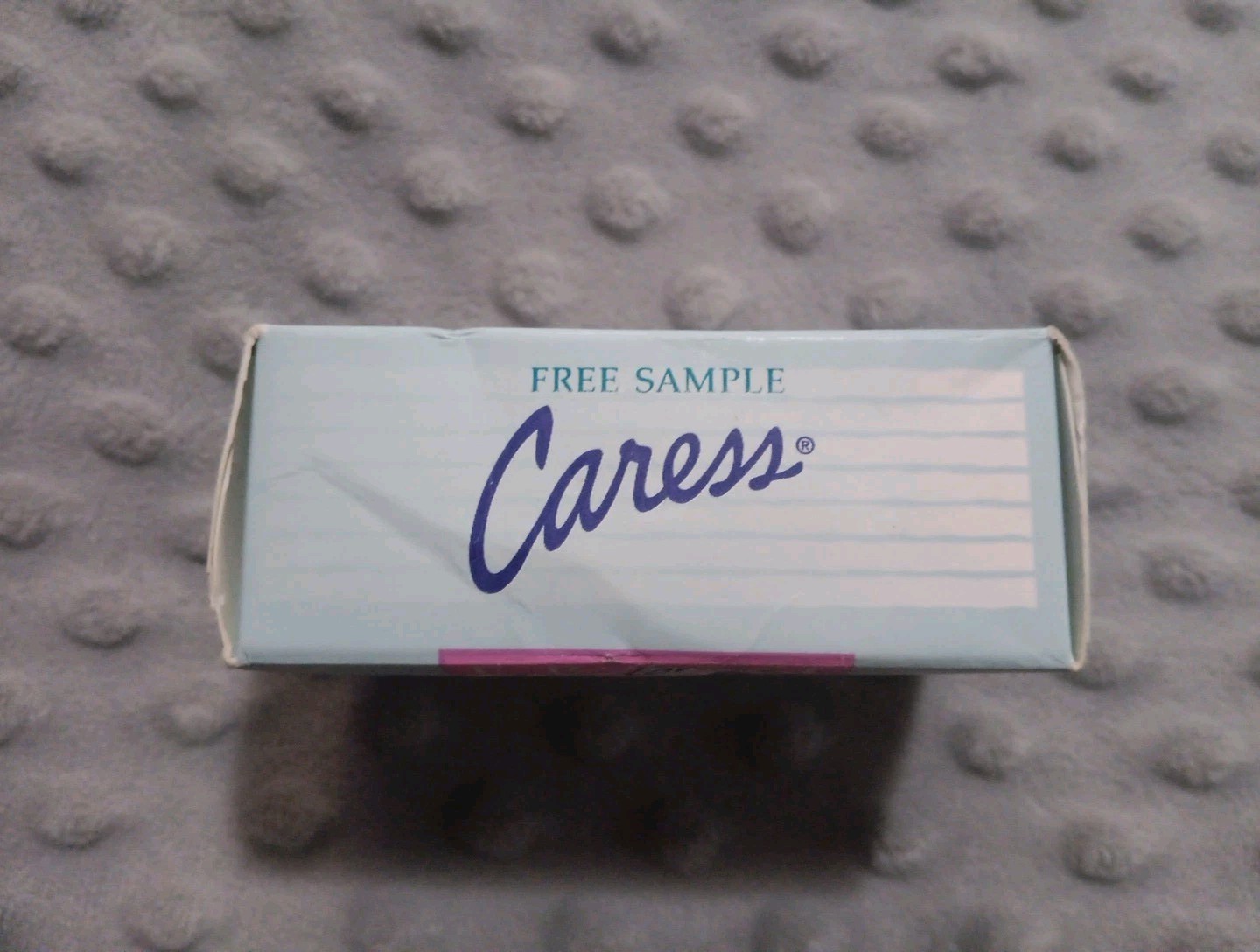 Vintage 1997 Caress Moisturizing Body Bar Sample. Shower Fresh Scent. NOS