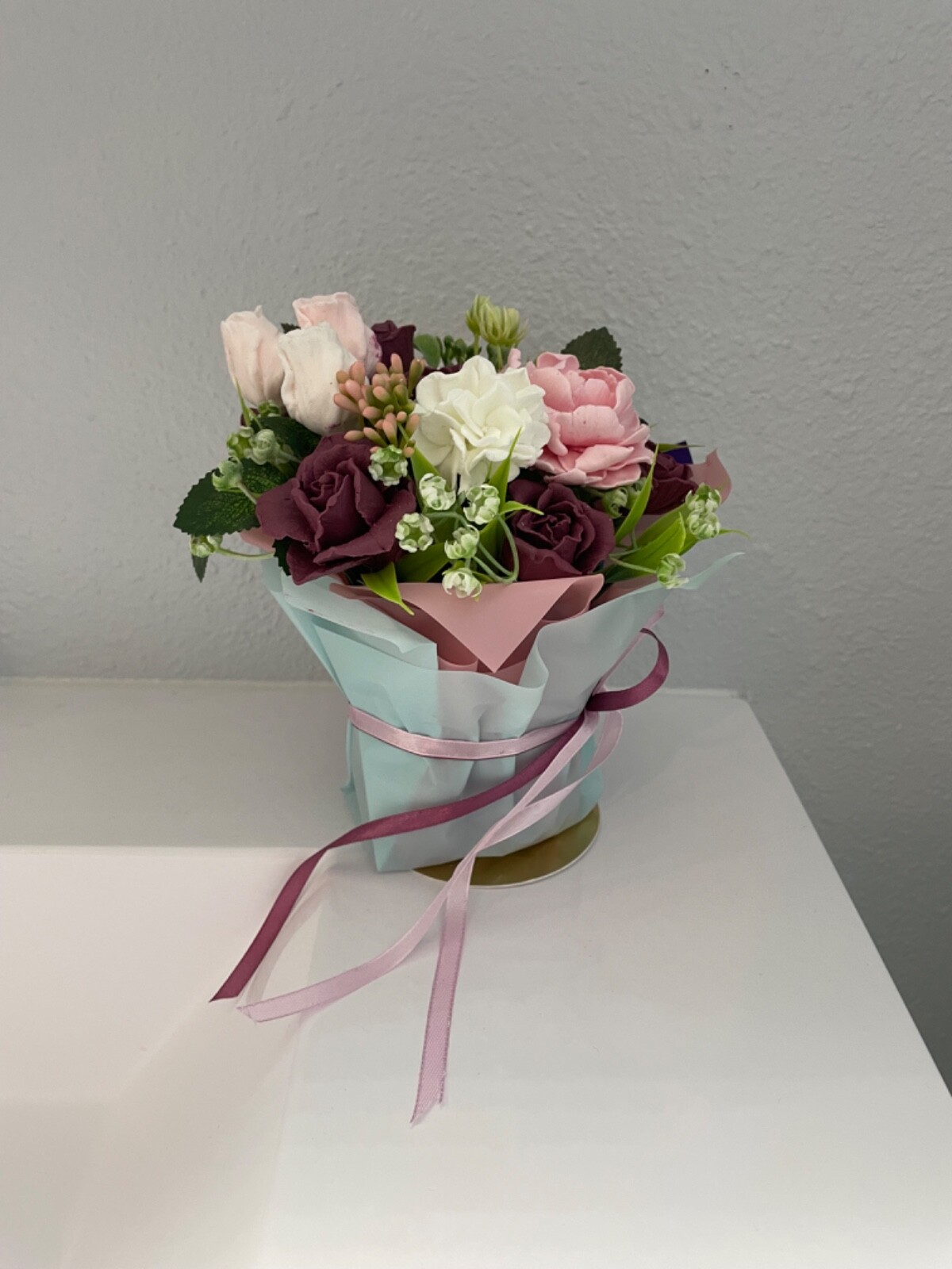 Hand made soap, flowers soap bouquet roses , soap gift hand made Ukraine