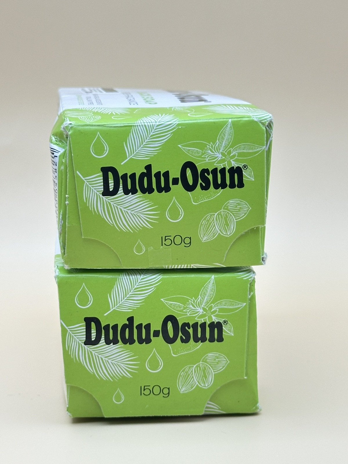 2 Pack DUDU OSUN African BLACK SOAP Natural Herbal RAW Free Shipping