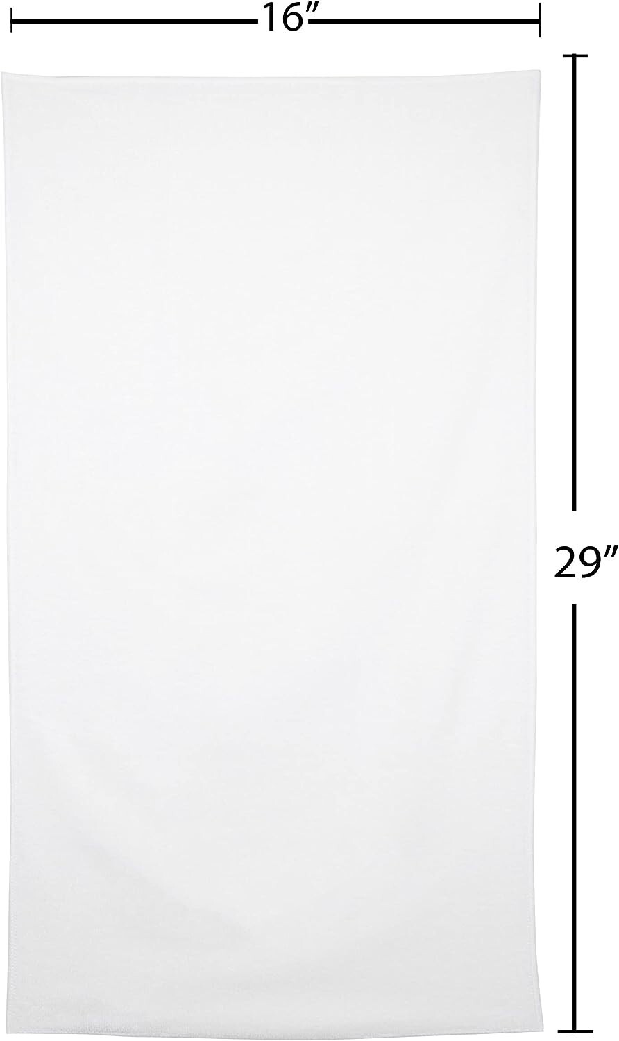 Fromm Softees Microfiber Salon Hair Towels 16″ x 29″ (White) 10 Count