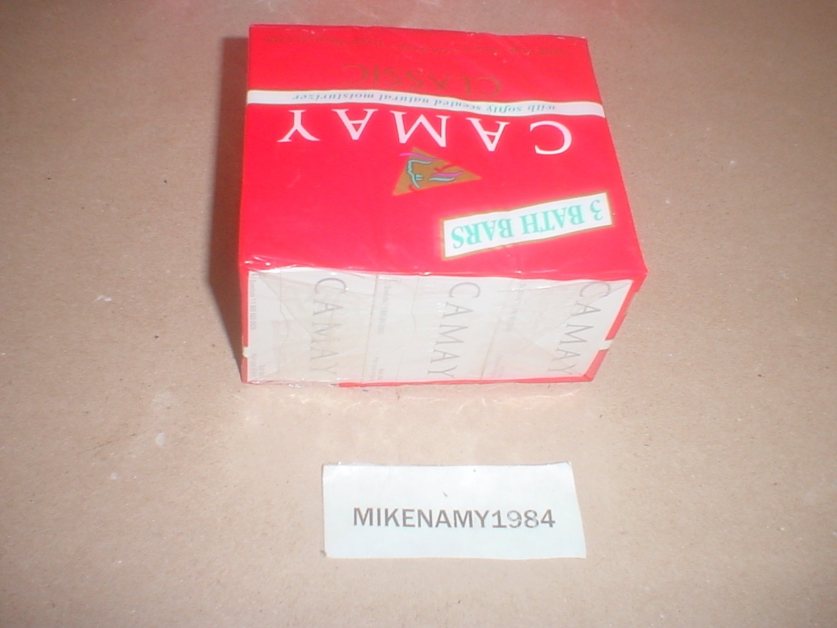 Camay Classic Pink Soap Softly Scented Beauty Bar 3X 3-Pack Bath Bars 4.5oz 1999
