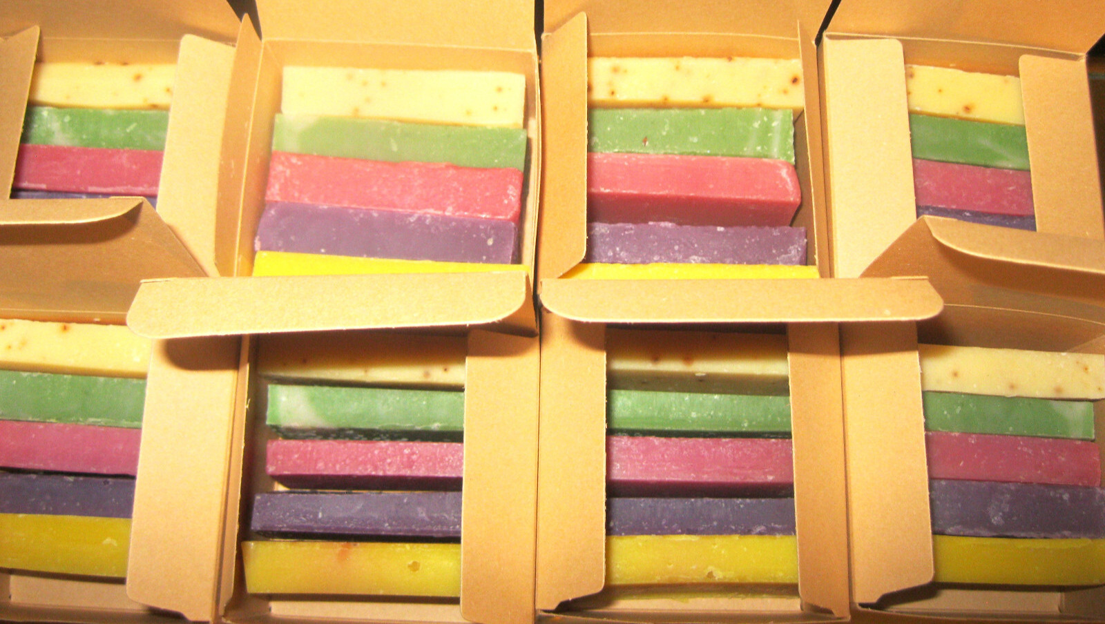 All Natural 3 lb. Tropical Soap Variety Cuts in Gift Boxes Hand/Face/Body – NEW!
