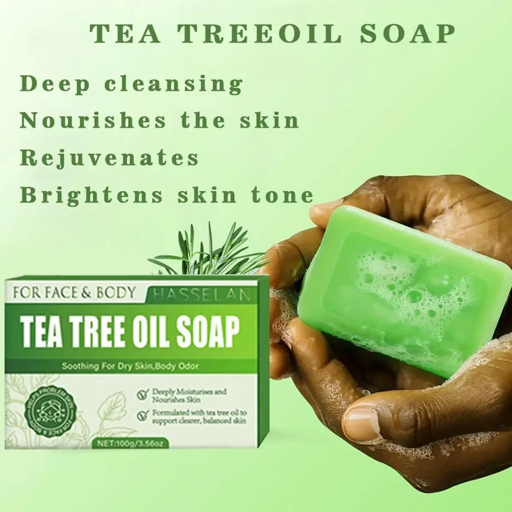 Antifungal Soap Relief Soap Bar –Body Wash for Face Tea Tree Oil