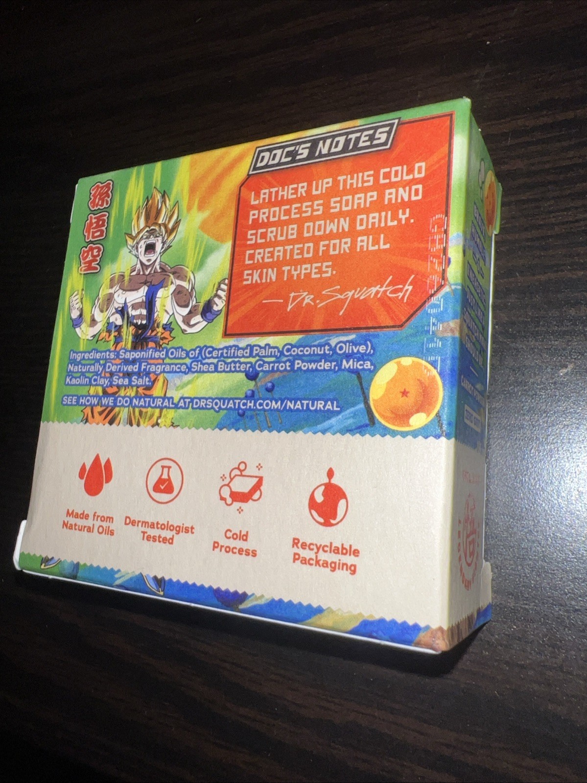 Dragon Ball Z Super Saiyan Surge Soap 5oz . Dr Squash