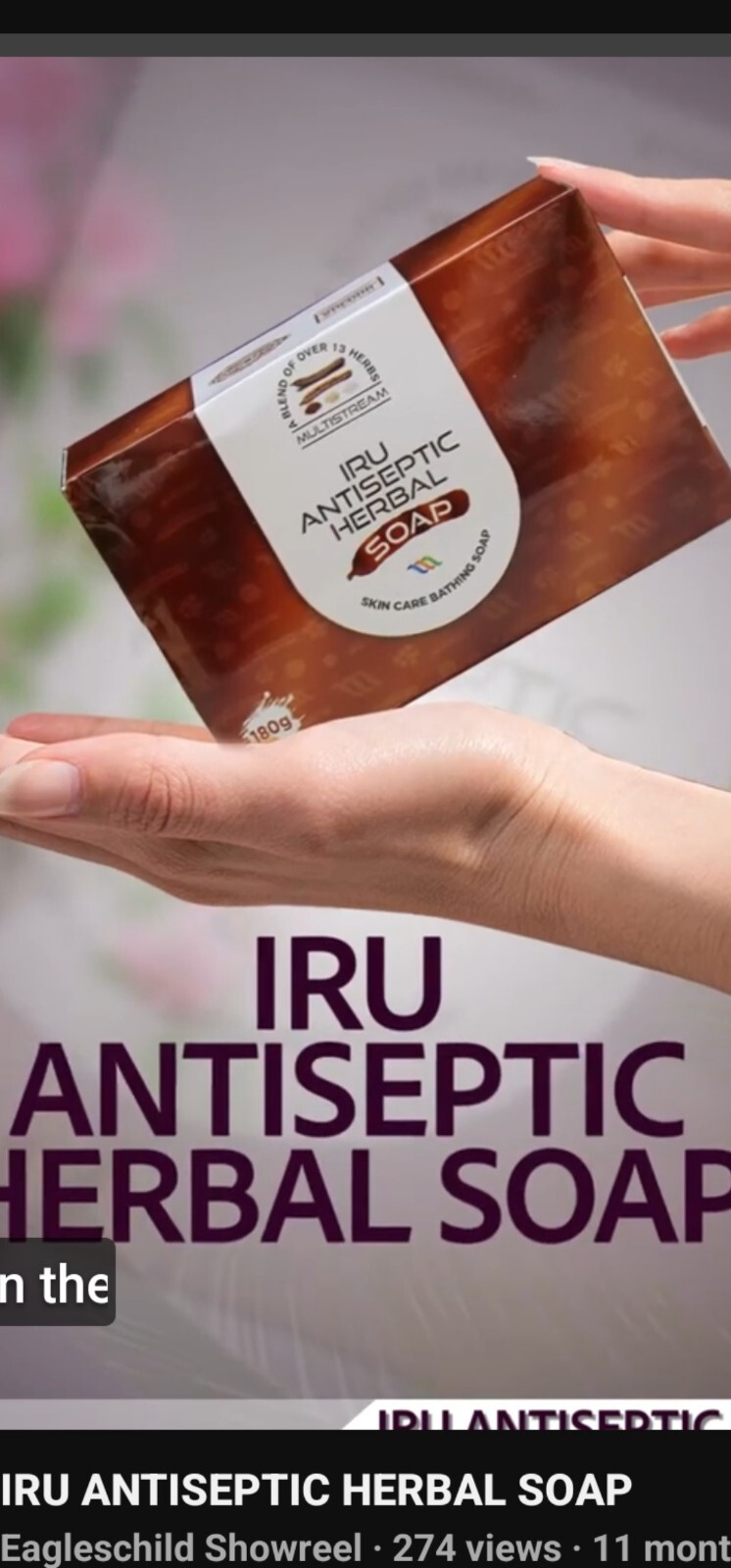 Iru Antiseptic Herbal Soap