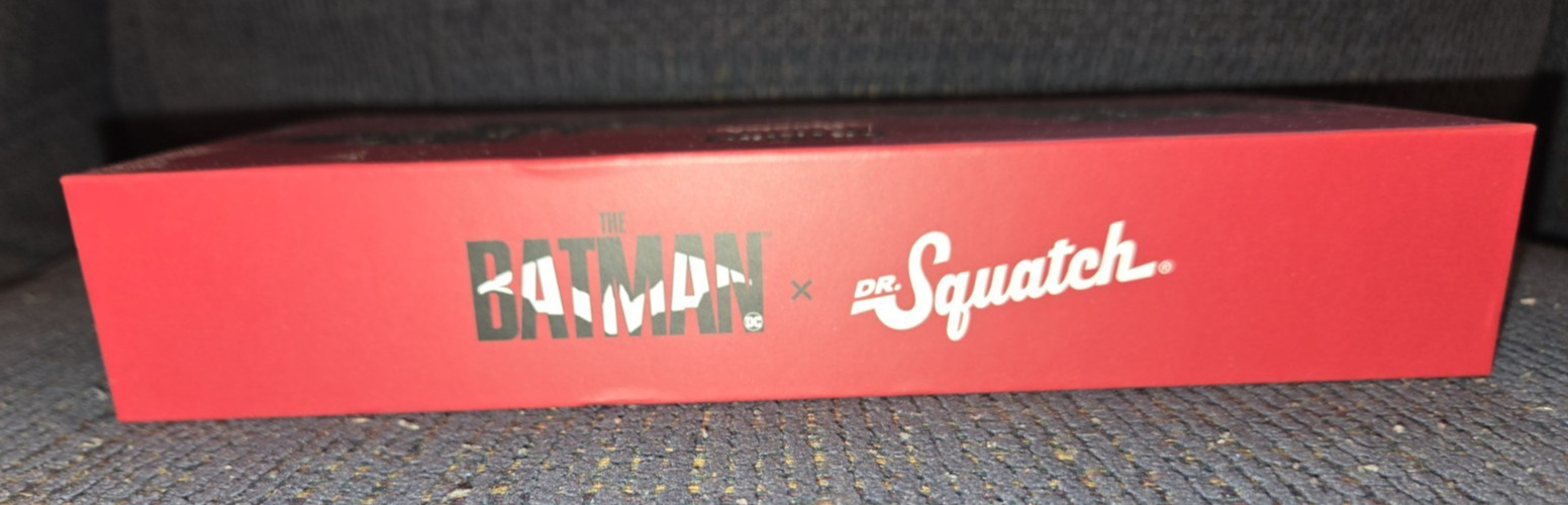 THE BATMAN X Dr. Squatch Limited Edition Collector’s Box and Set of 2 Briccs