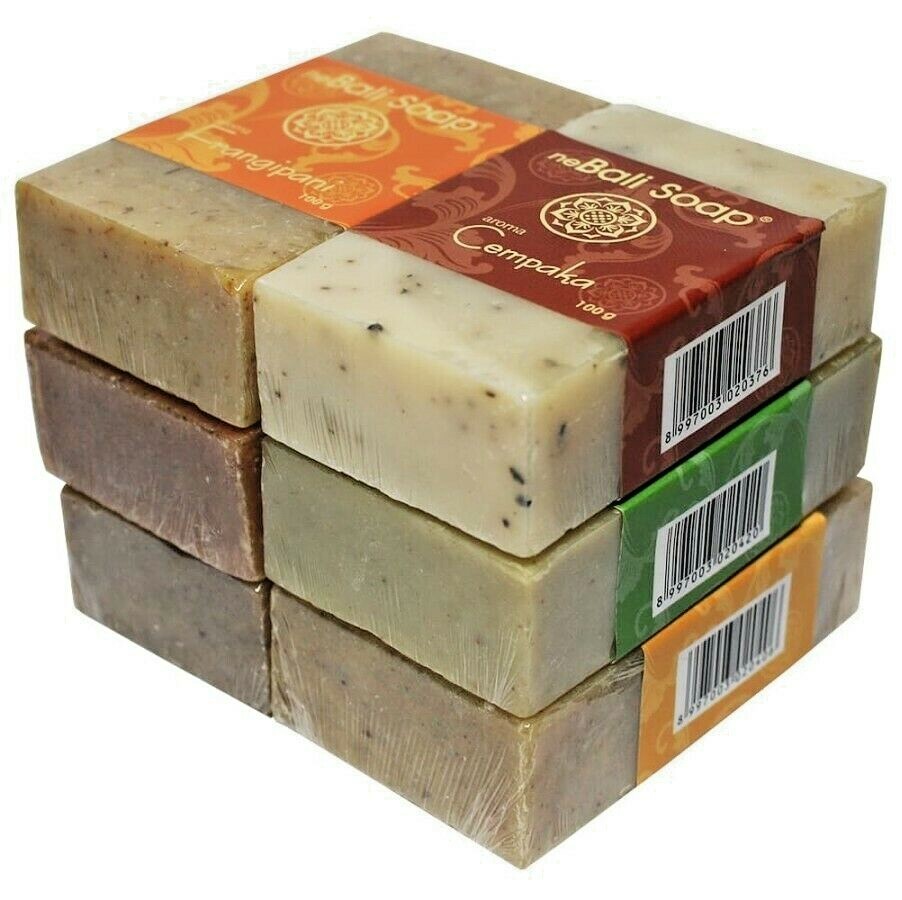 BALI SOAP – Natural Soap Bar Original 100% for Men & Women (6 x @100gr)