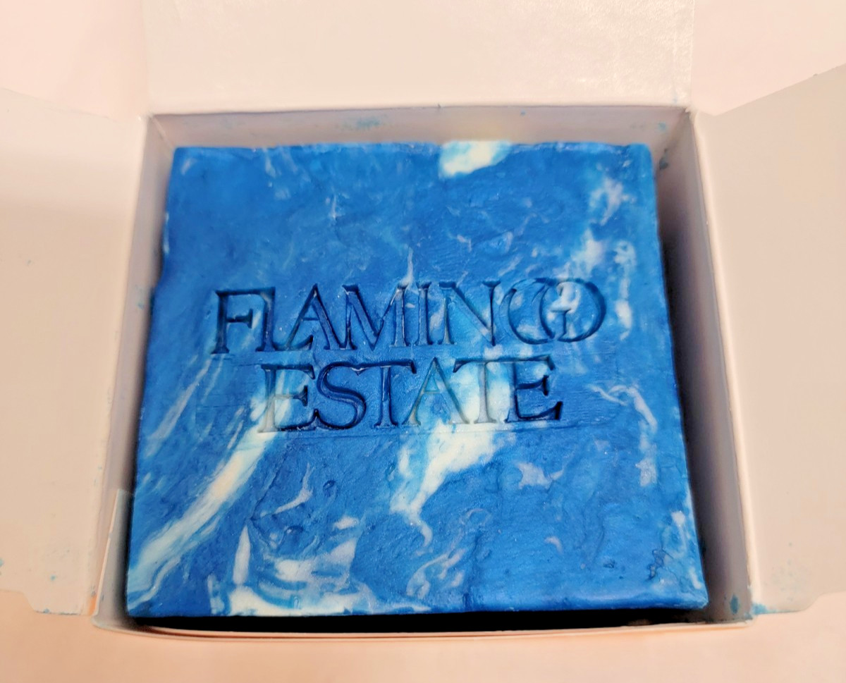 Flamingo Estate BLUE ALPINE Soap Brick Gakyid Bhutan Subscription Box 12oz NEW!