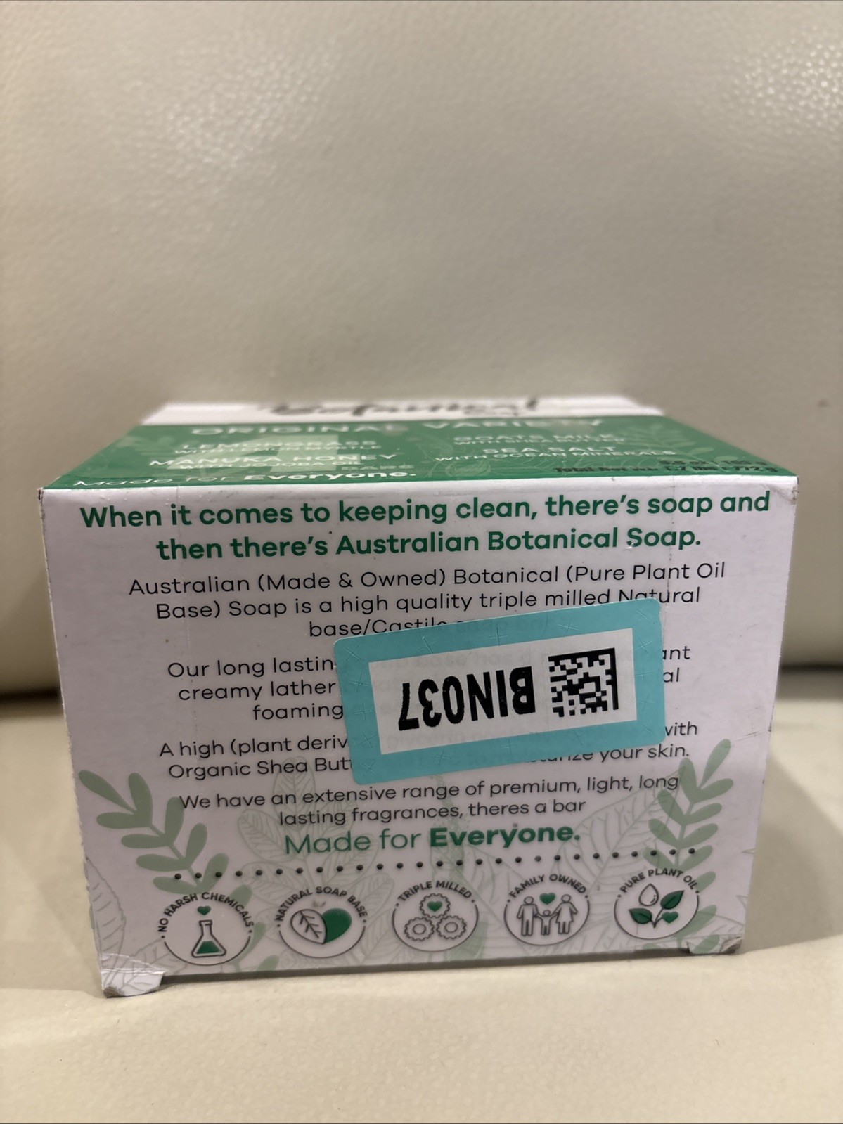 Australian Botanical Soap Goats Milk 4 Soap bars Variety Collection 6.8oz each