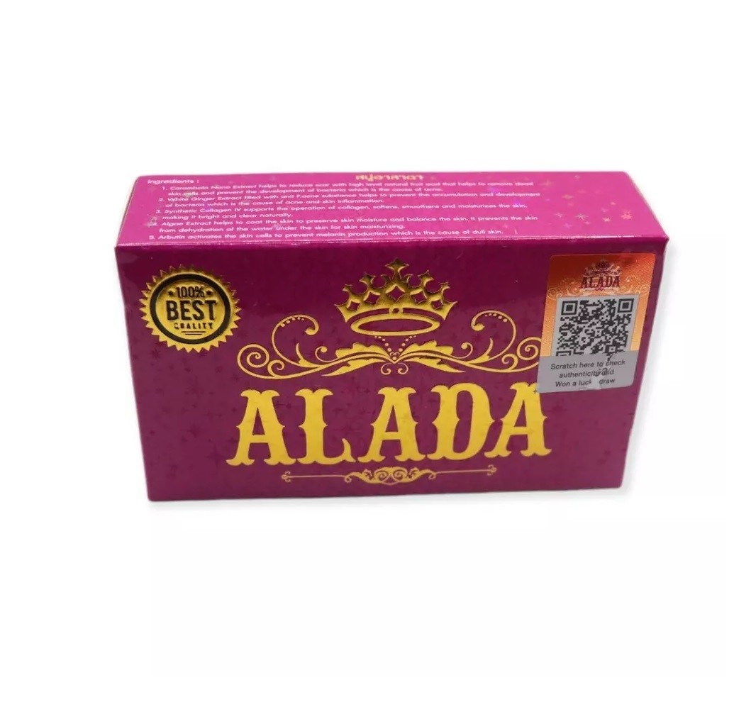 5pc ALADA Fast Whitening Soap Authentic Natural Bath Soap 160g USA SELLER